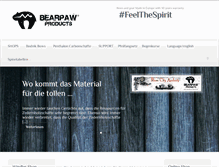 Tablet Screenshot of neuer.bearpaw-blog.de