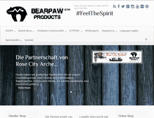 Tablet Screenshot of bearpaw-blog.de